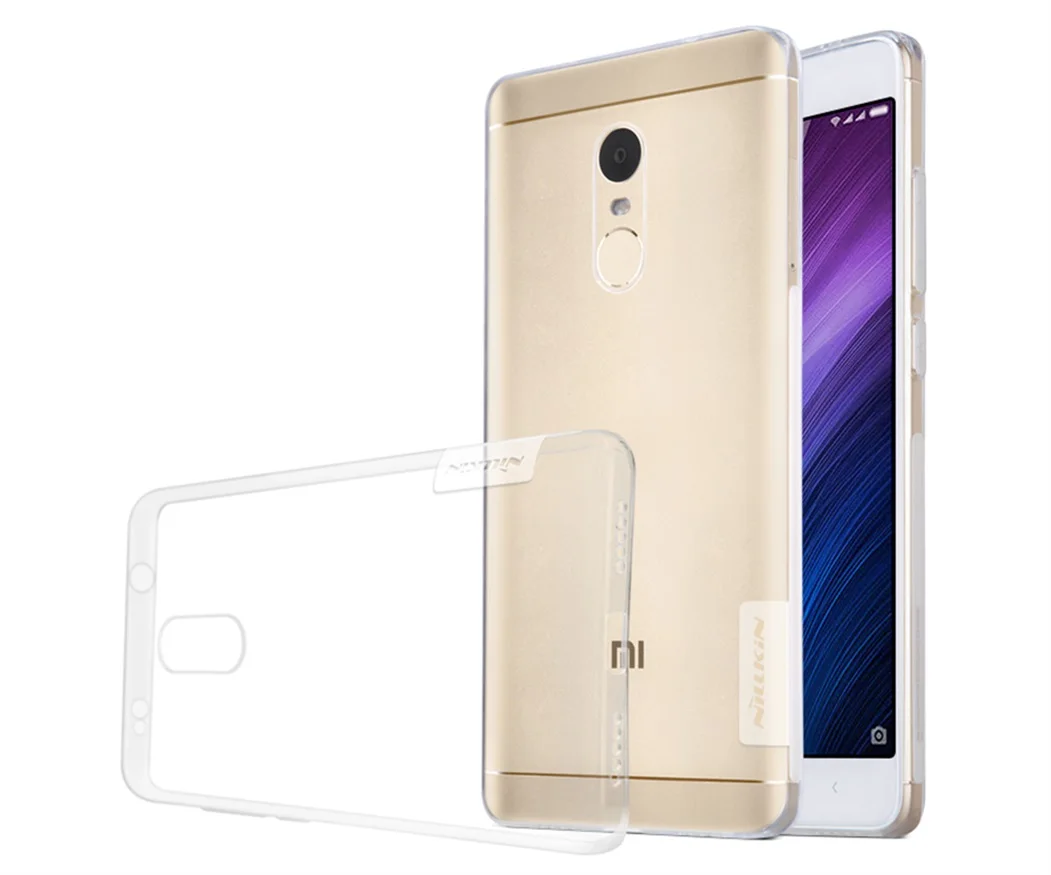 Для Xiaomi Redmi Note 4 Чехол Note 4X чехол Nillkin природа прозрачный мягкий кремний ТПУ протектор задняя чехол для Redmi Note 4X