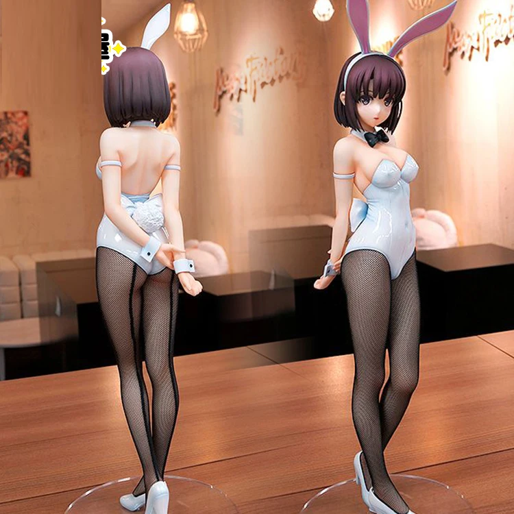 36 см Saenai Heroine No Sodatekata заячьи уши Katou Megumi Bunny модель 1/4 белая сексуальная аниме экшн