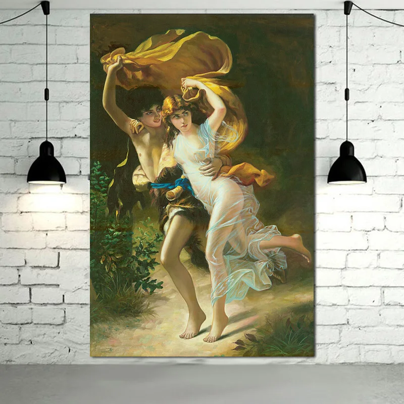 Высококачественная классическая привлекательная картина маслом на холсте для