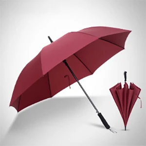 Wine Red Только Jime Профессиональный индивидуальный зонтик высокое качество ветростойкий каркас зонтика трость полуавтоматический длинный бизнес зонтик - Цвет: Wine Red