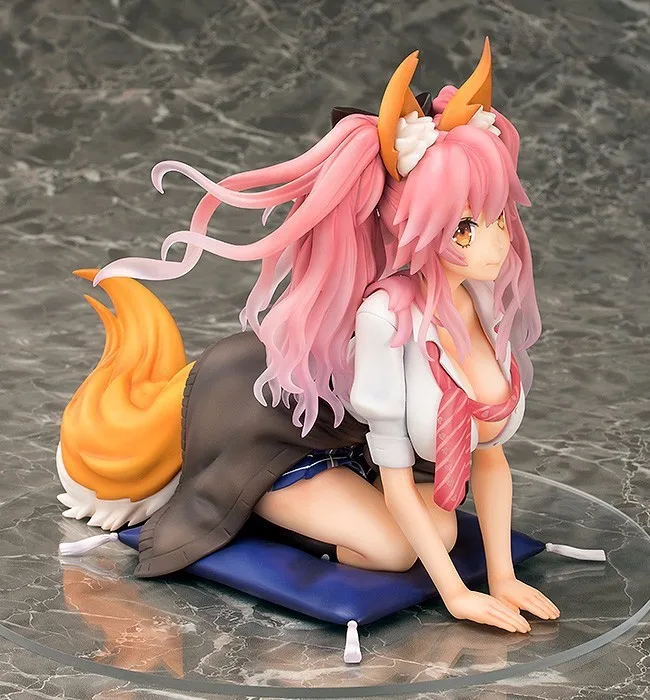Fate Extra Caster школьная форма Сидящая Fategrand Tamamonomae повседневные Японские Аниме