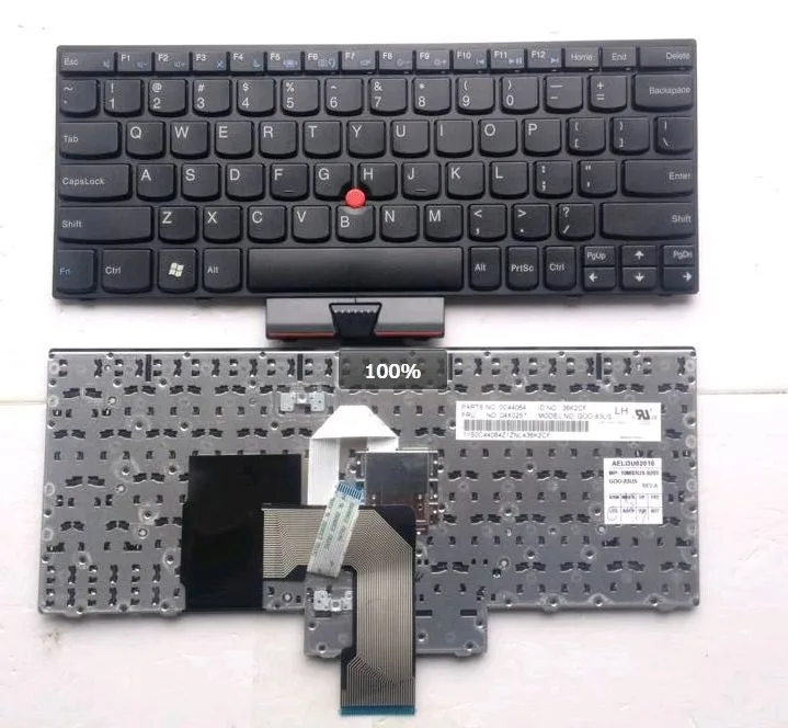 

SSEA New US Keyboard For Lenovo IBM X121 X130 X131 X121E X130E E130 E135 E120 E220 laptop black keyboard