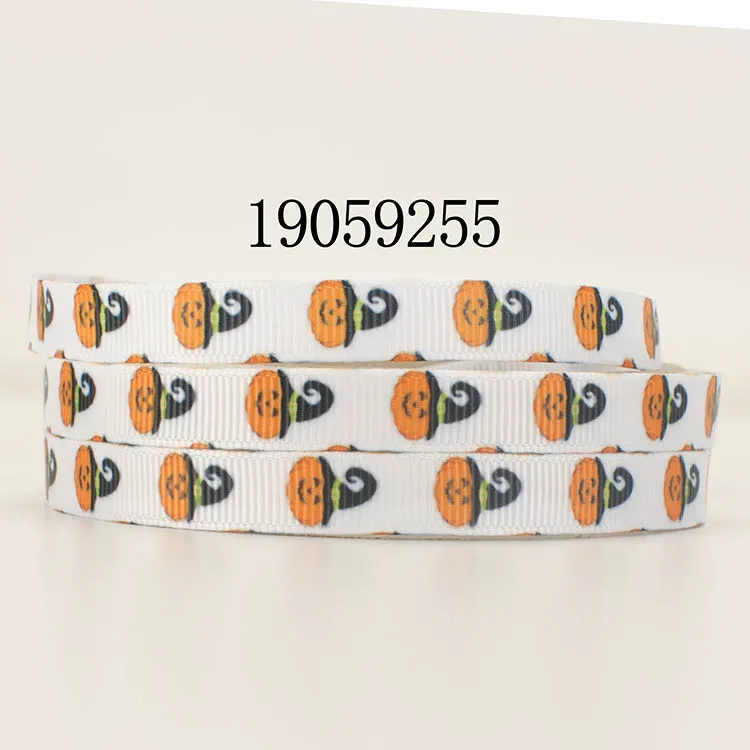 10/50/100 ярдов новый 3/8 &quot9 мм Happy лента для Хэллоуина корсажная с рисунком рисунками