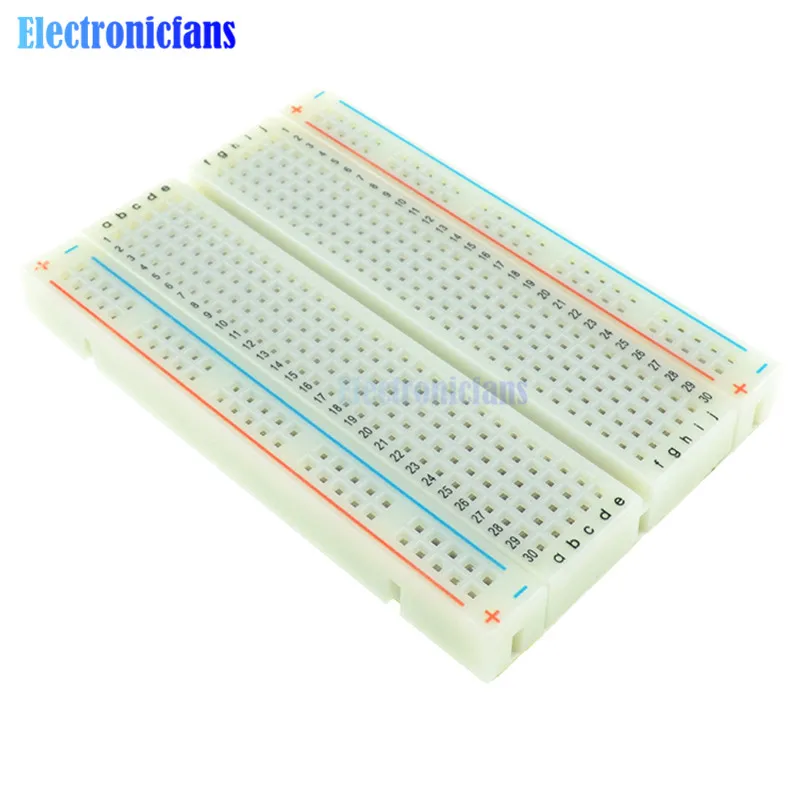 2 шт. 400 точек крепления отверстия универсальная макетная плата PCB без пайки