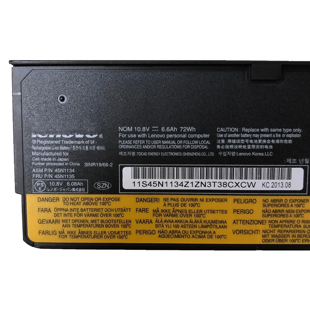 Новый оригинальный аккумулятор 10 8 В/11 22 в 72wh X240 для Lenovo ThinkPad T440S T440 S440 S540 45N1125 45n1134
