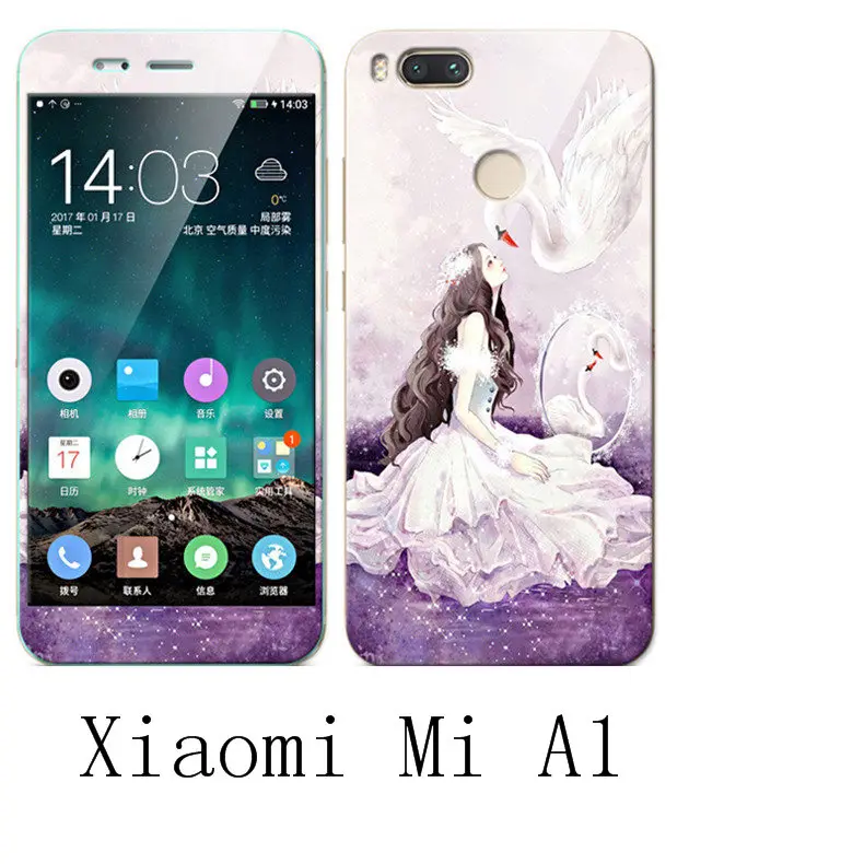 Xiaomi Mi A1 силиконовый роскошный мягкий чехол для телефона с защитой 360 + цветной
