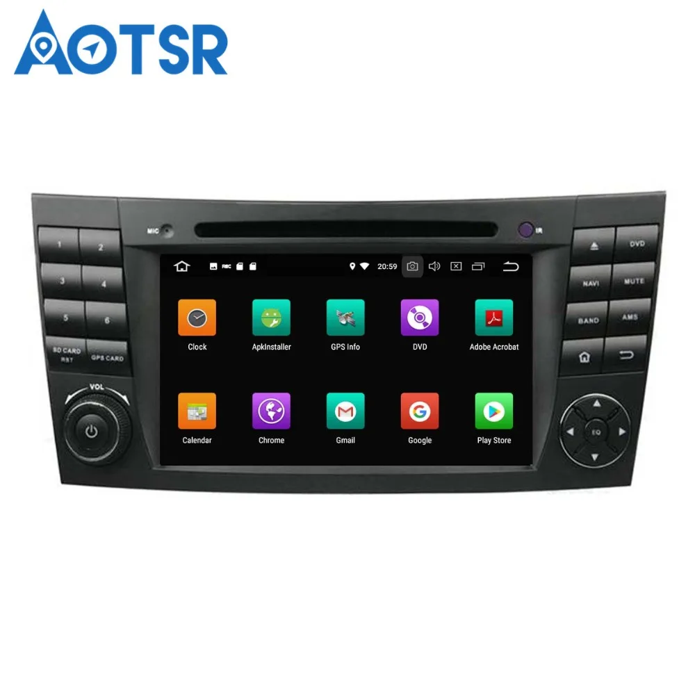 Aotsr Android 7 1/GPS навигатор Автомобильный без DVD плеера для Benz E class CLS G Мультимедийный