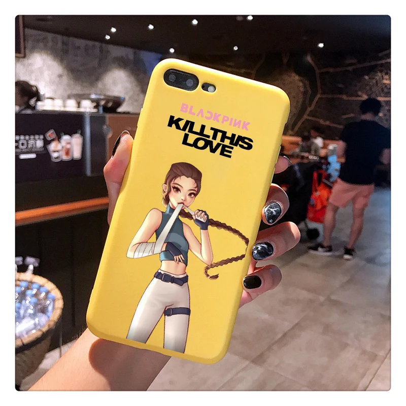HHSR-21176 Черный мягкий силиконовый чехол для телефона Blackpink kill this love для iPhone XR X XS Max 6 6S 7 8 Plus 11 pro TPU черный чехол - Цвет: HHSR-21176