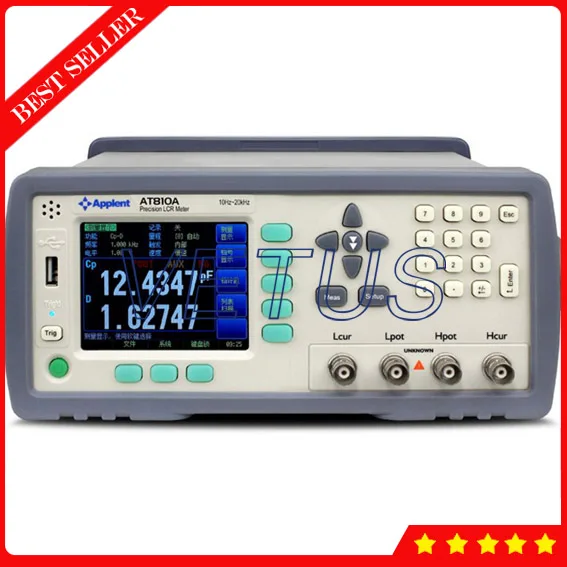 

AT810A Digital LCR Meter 10Hz to 20kHz With Key lock function TFT-LCD Display Digital LCR meter