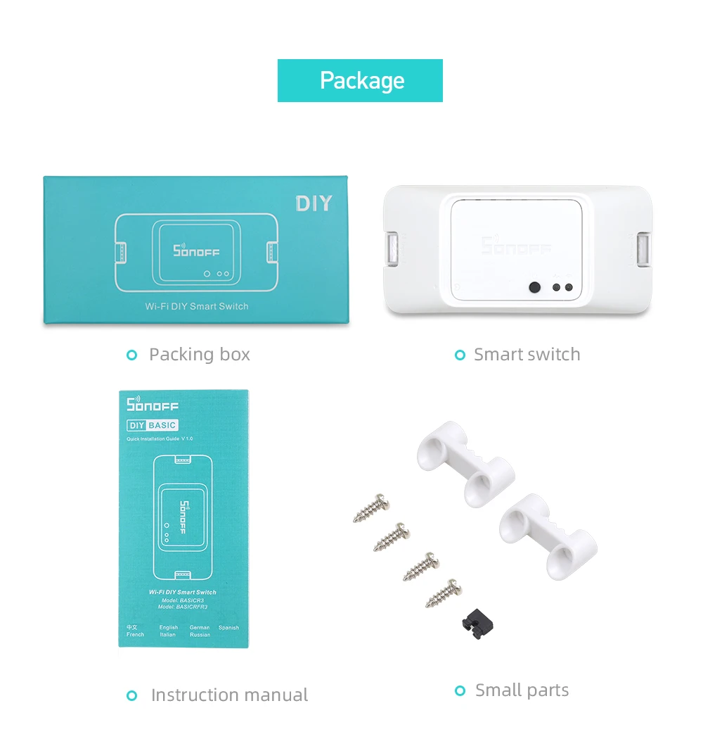 SONOFF RFR3 RF R2/R3 DIY беспроводной светильник Wi-Fi 433 МГц пульт дистанционного управления Смарт-часы Google Home Alexa LAN eWelink приложение Голосовое управление