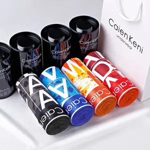 Трусы-боксеры мужские хлопковые, 4 шт.лот, дышащие, большие размеры