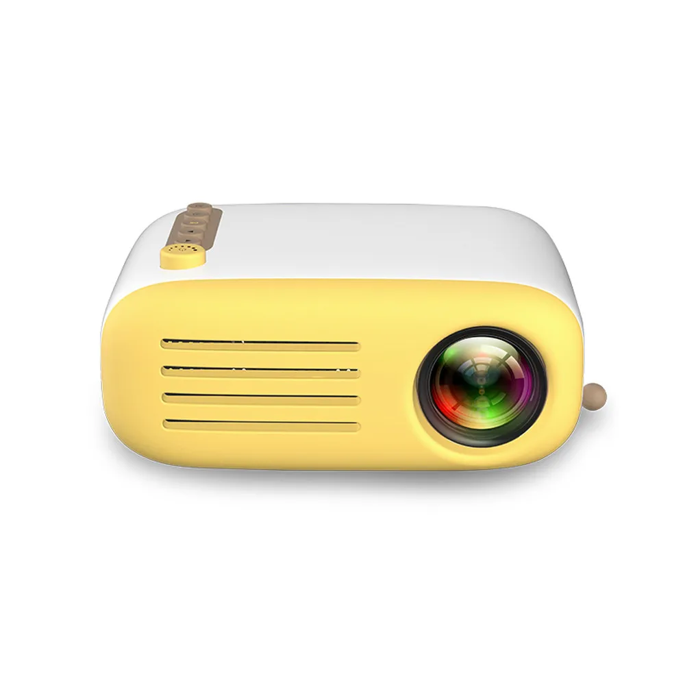 Yellow HIPERDEAL проектор светодиодный YG200 проектор мини портативный домашний кинотеатр 1080P USB AV HDMI Full HD светодиодный проектор Мини проектор Ap25 - Комплект: Yellow