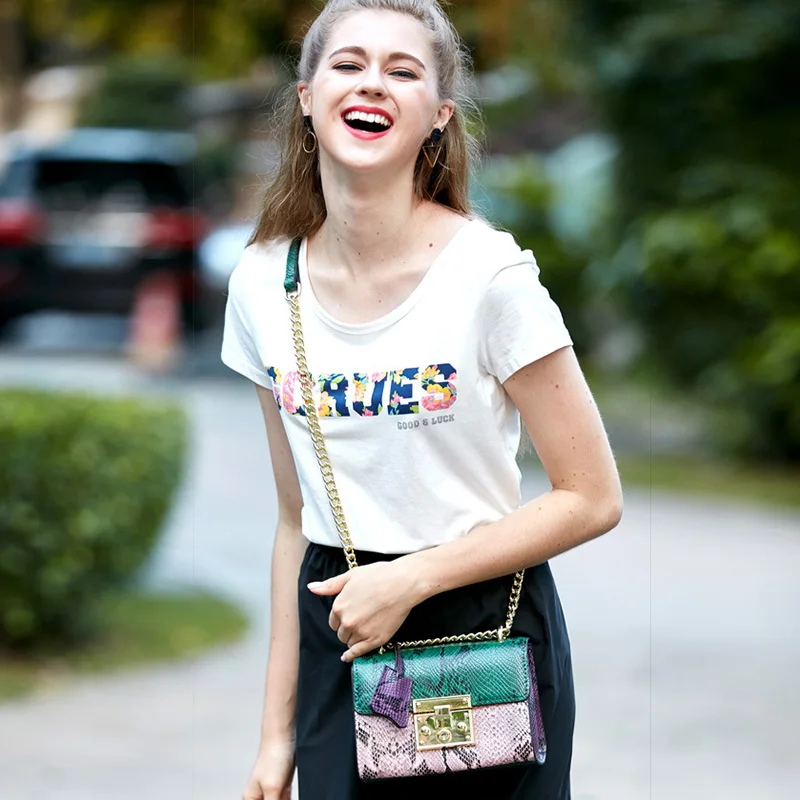 Женские сумки через плечо из 100% натуральной кожи дизайнерские дамские сумочки от