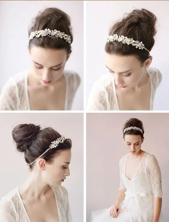 Женский обруч для волос свадебный аксессуар свадебная тиара невесты Ювелирное