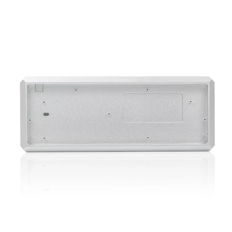 Sliver KBDfans 5 градусов 60% Клавиатура Алюминиевый Чехол gh60 чехол подходит gh60 покер dz60 xd60 - Цвет: Sliver