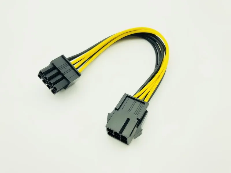 Кабель PCI Express с 6 контактами на 8 контактов и 20 см для видеокарты процессора PCIE E