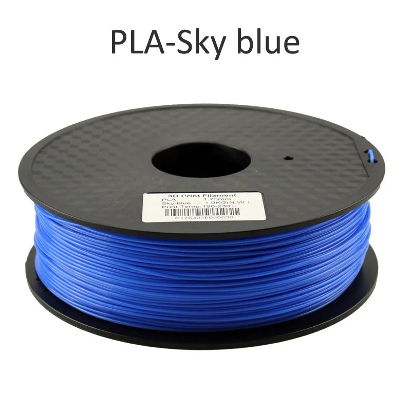 sky blue pla HUAFAST PLA нити для 3d принтера материалы 1,75 мм 1 кг/0,25 кг ABS 3D печать Ручка нити пластиковые детали подходят для creality - Цвет: sky blue pla