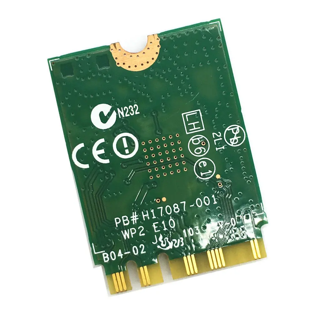 Intel 7260NGW  -AC 7260 802.11ac  Wi-Fi    Bluetooth 4, 0