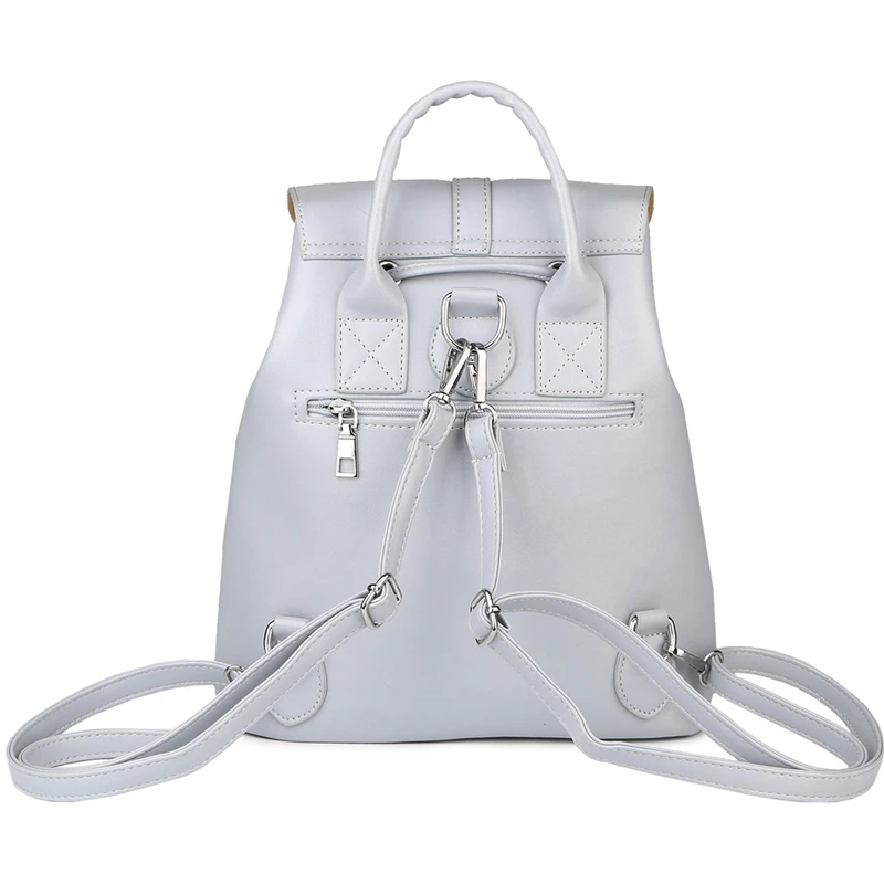 Женские кожаные рюкзаки на шнурке школьные ранцы для девочек подростков женская