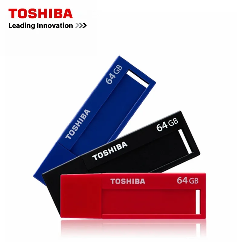 TOSHIBA USB 3 0 usb флеш накопитель 64G 32G 16G пластиковый флешка поддержка официальной