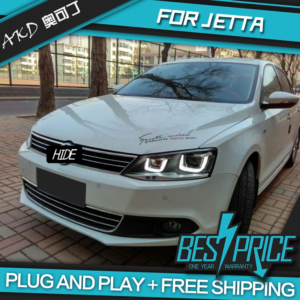 Автомобильный Стайлинг для VW Jetta MK6 фары 2012 2018 светодиодный задний фонарь DRL