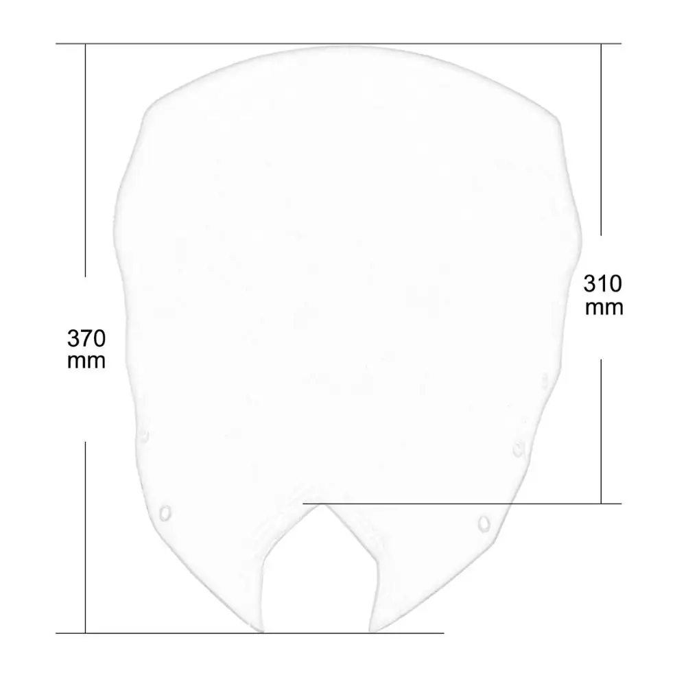 Стандартная защита ветрового стекла для YAMAHA XJ6 XJ 6 F/FA XJ6F XJ6FA 2009 2010 2011 2012 2013 2014 2015 2016