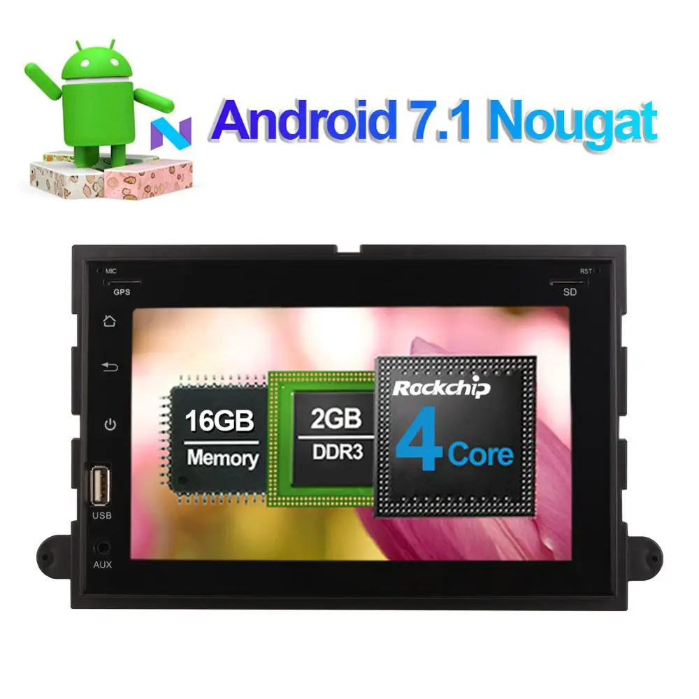 Android 8 0 Full Touch 7 ''LCD Автомобильный DVD GPS навигация для Ford Fusion/Explorer/F150/Edge/Expedition 2006 2009