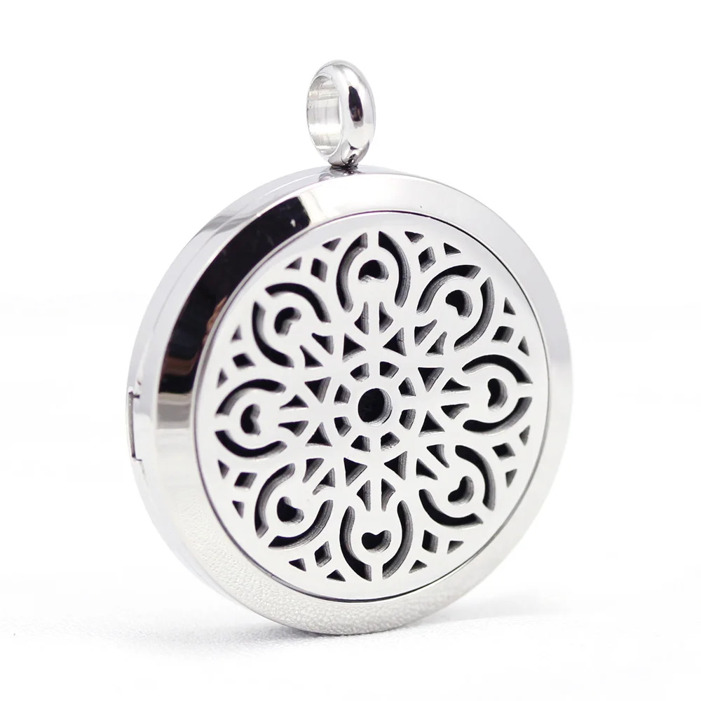Колье из нержавеющей стали 316L 30 мм|oil diffuser necklace|stainless steel necklacestainless aromatherapy necklace |