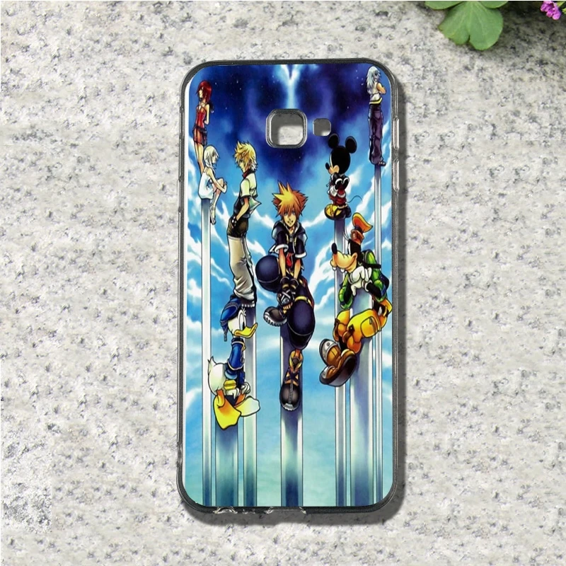 Аниме Kingdom Hearts витражное мягкий TPU мобильный чехол для телефона Samsung Galaxy J1 Mini J2 J3 J5