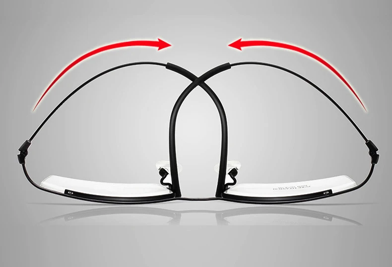 Browline половина оправы из титана металлические очки оправа для мужчин очки модные крутые оптические очки мужские очки оправы по рецепту