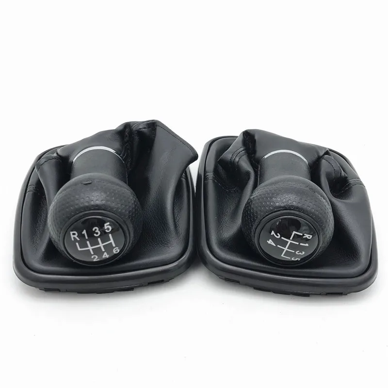 Для VW Golf 4 MK4 IV 1999 2000 2001 2002 2003 2004 2005 2006 автомобильный Стайлинг 5/6 скорость 23 мм ручка переключения передач с кожаным ботинком