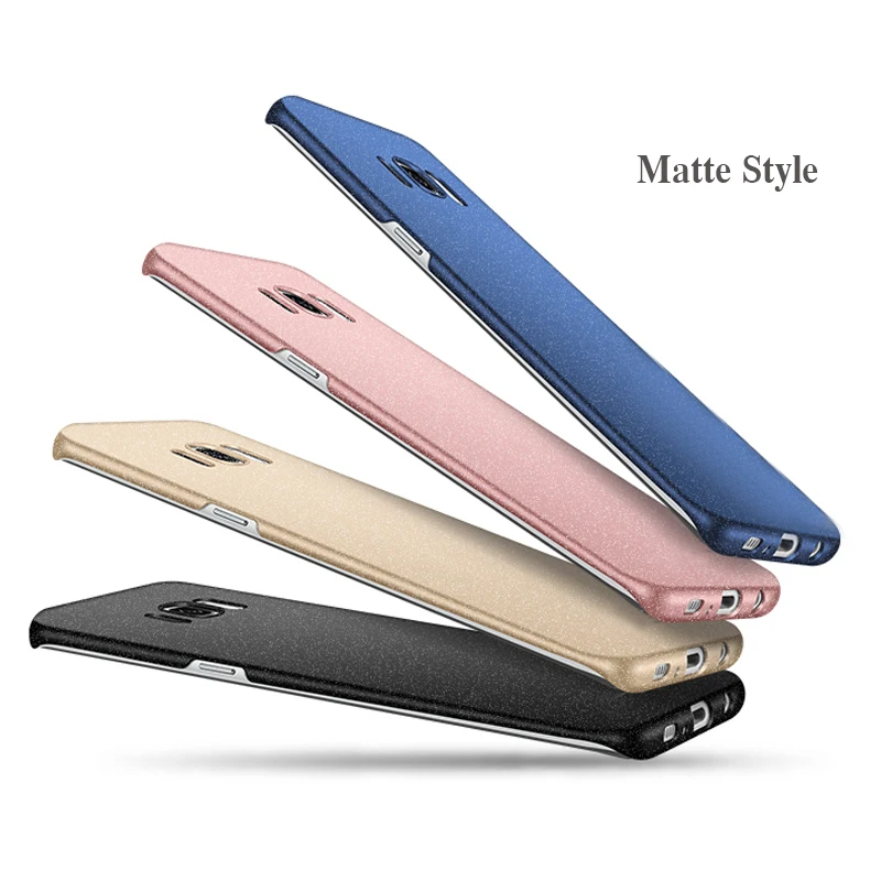 For Samsung Galaxy S7 edge Case for S8 Plus Cover Note 8 Phone Shell All Model JCDA Brand Matte Hard PC Fashion Men Women |