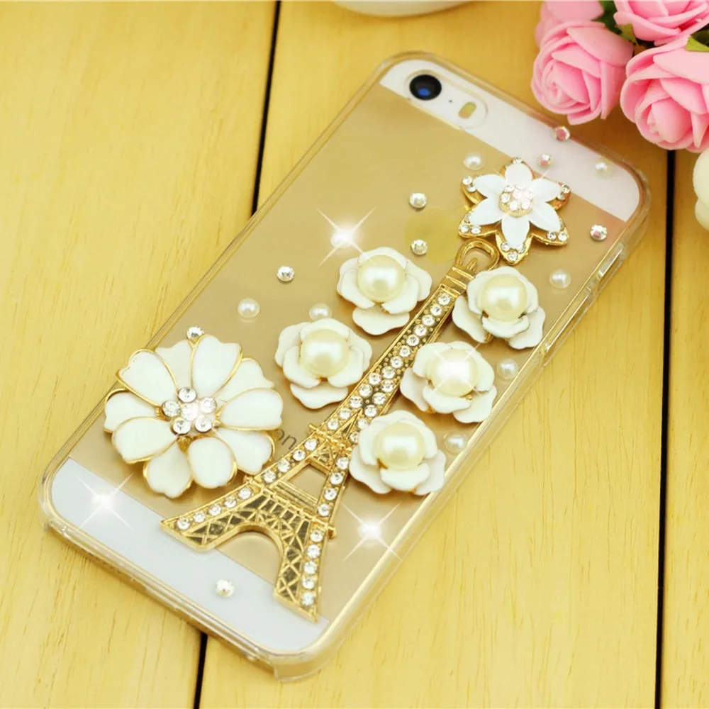 Новинка 2015 Роскошный чехол со стразами и бриллиантами для iPhone 4 iphone Жесткий Чехол