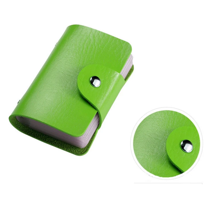 Держатель для кредитных карт унисекс из искусственной кожи 24 бит|organizer