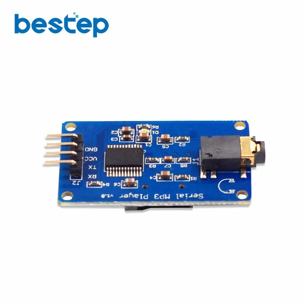 YX5300 UART TTL серийный модуль управления MP3 плеером Поддержка MP3/WAV Micro SD/SDHC карты для
