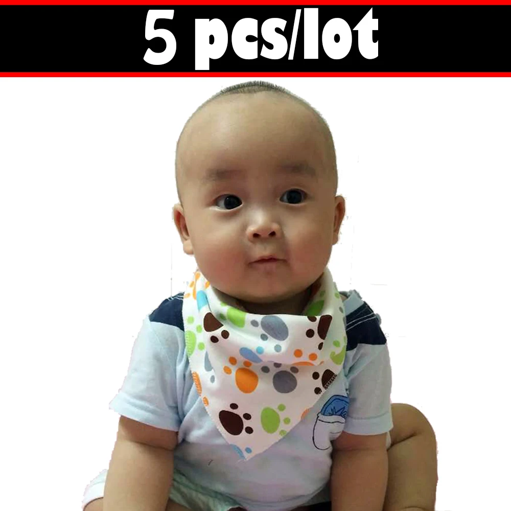 Слюнявчик детский мягкий треугольный нетоксичный из шт./упак. хлопка 5 шт. 100% |