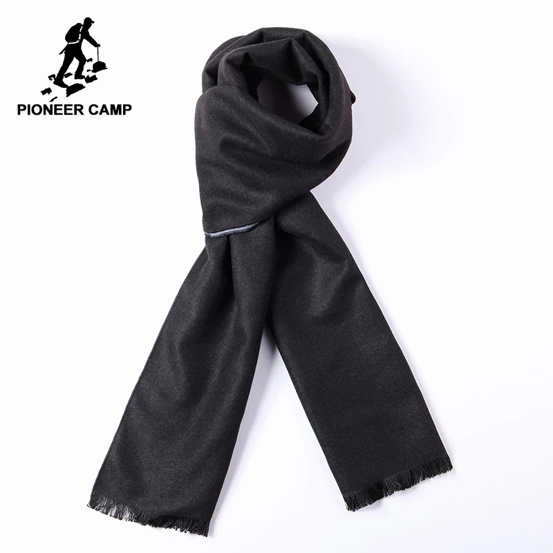 Pioneer camp новый стильный шарф для мужчин известный бренд мягкие однотонные шарфы