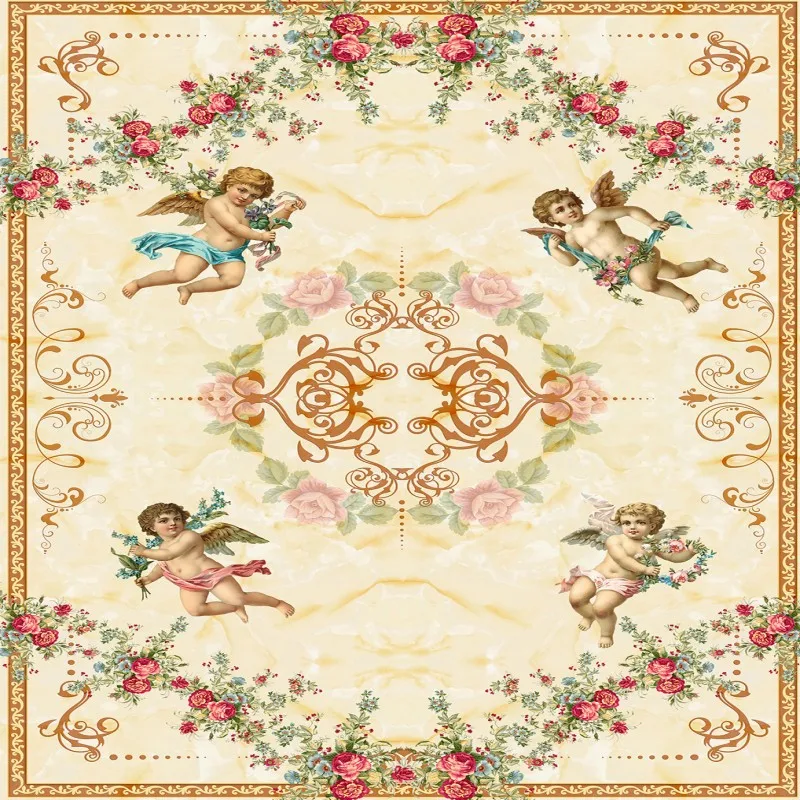 Пользовательские фото обои 3D стерео Романтический Ангел розы Европейский