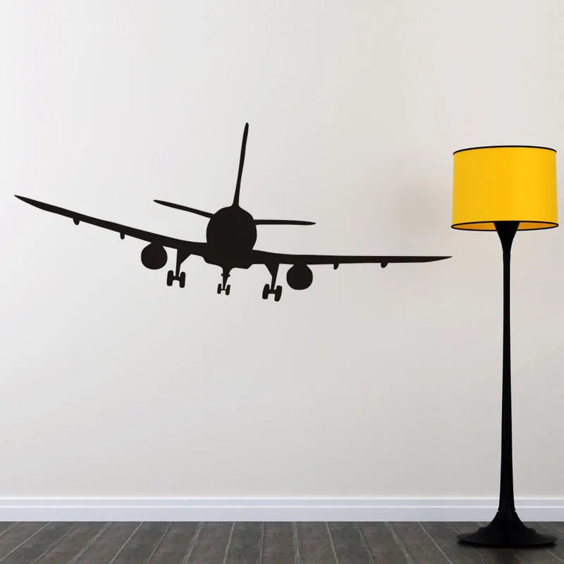 Aircraft Silhouette Stickers Airplane Vinyl Wall Sticker Cartoon Plane Decal for Kids Rooms Nusery Home Decor | Дом и сад