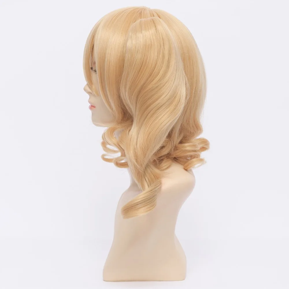Проекта Фландр Скарлет булочек золотистый блондин &quotконский хвост&quot парик