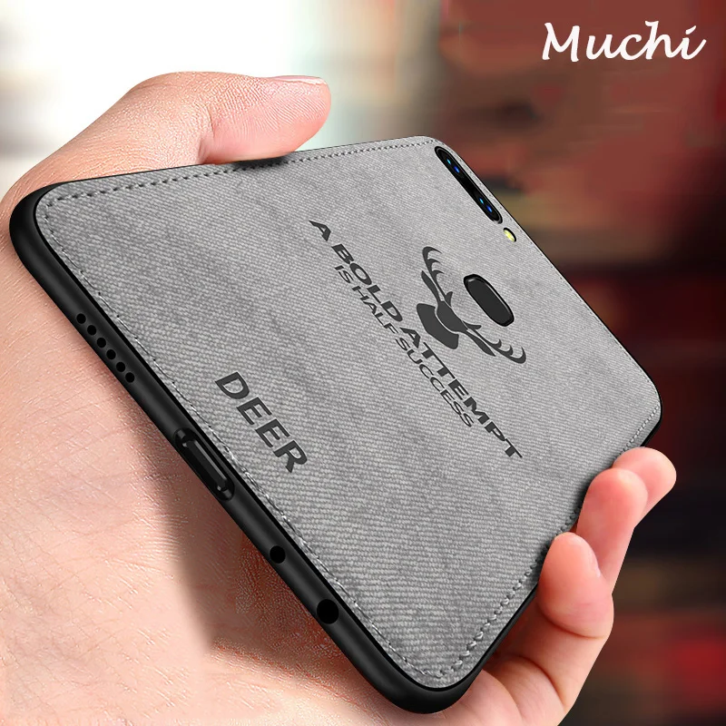 Классический тканевый чехол Muchi для Xiaomi Mi 8 Lite Чехлы мягкая силиконовая рамка