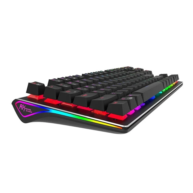 Новая Двухрежимная Беспроводная/USB Проводная клавиатура Royal Kludge RK G87 с Bluetooth и RGB