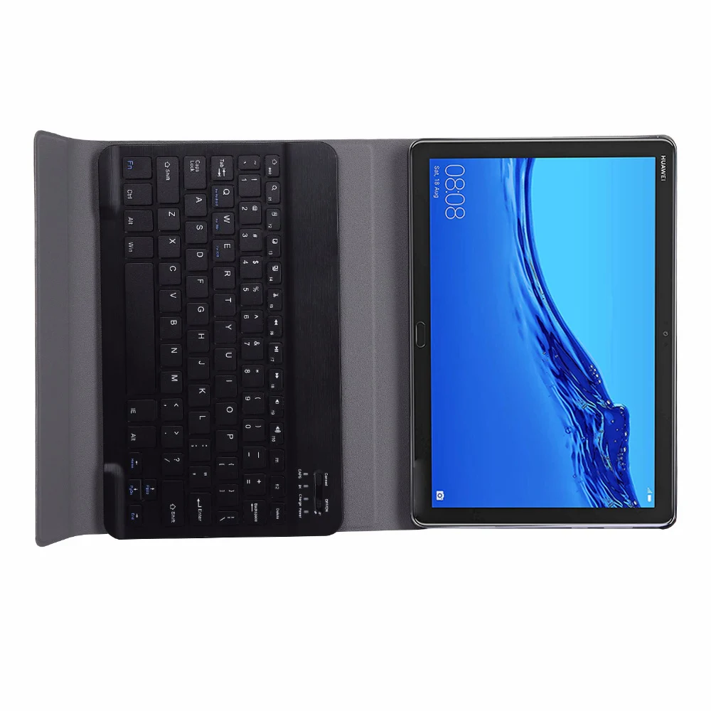 Bluetooth клавиатура чехол для Huawei Mediapad M5 Lite 10 1 BAH2-W09 BAH2-L09 планшет