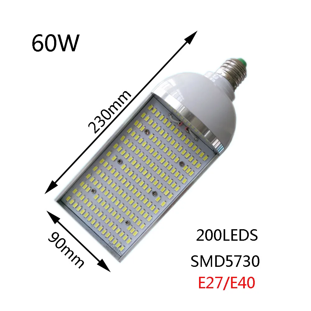 30W 45W 65W 80W 100W E27/E40 LED street Light led corn light parking lot 2 years warranty | Лампы и освещение
