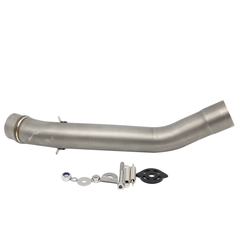 Глушитель выхлопной средней трубы ZS для гонок на мотоцикле Kawasaki Z750 Z750R 2007-2012 без