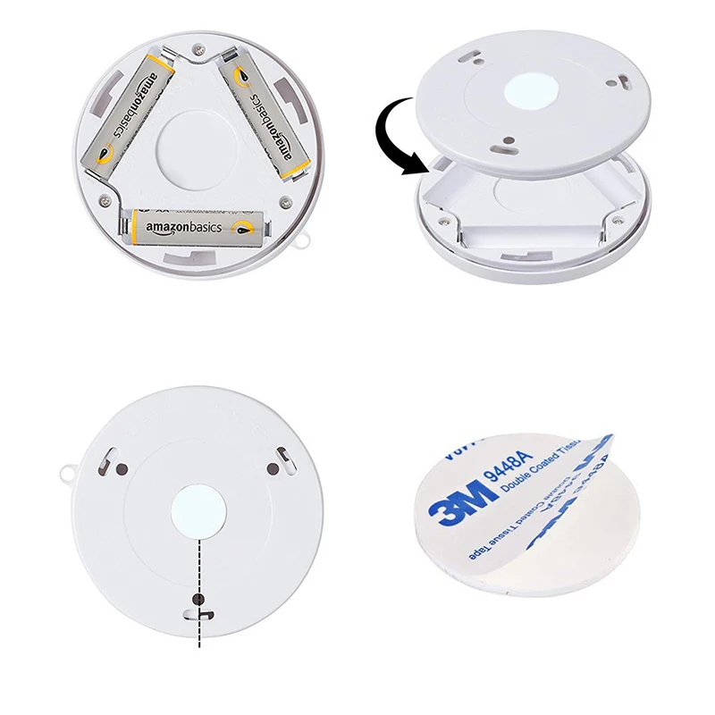 2021 LED Motion Sensor Night Light Indoor round lamp for Hallway Bathroom Bedroom Stairs Corridor | Лампы и освещение