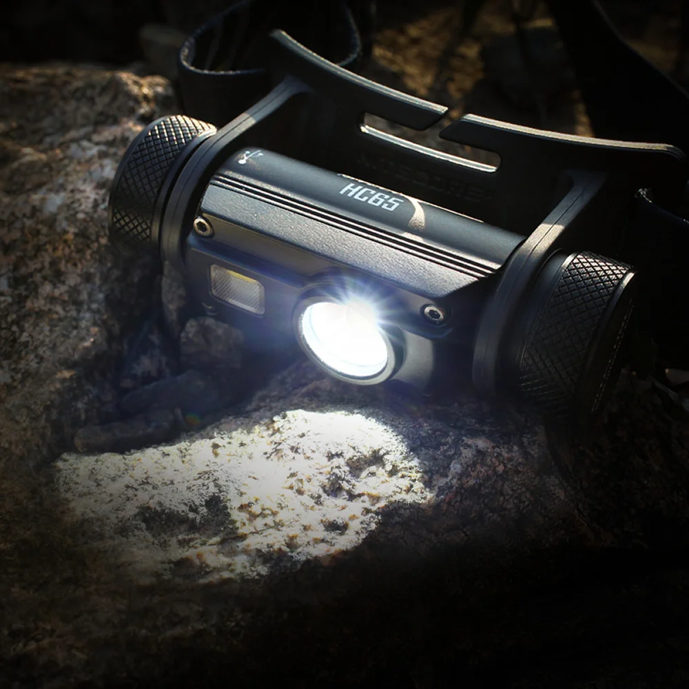 NITECORE HC65 фара CREE XM-L2 U2 1000 Lumes перезаряжаемый фонарик Водонепроницаемая походная