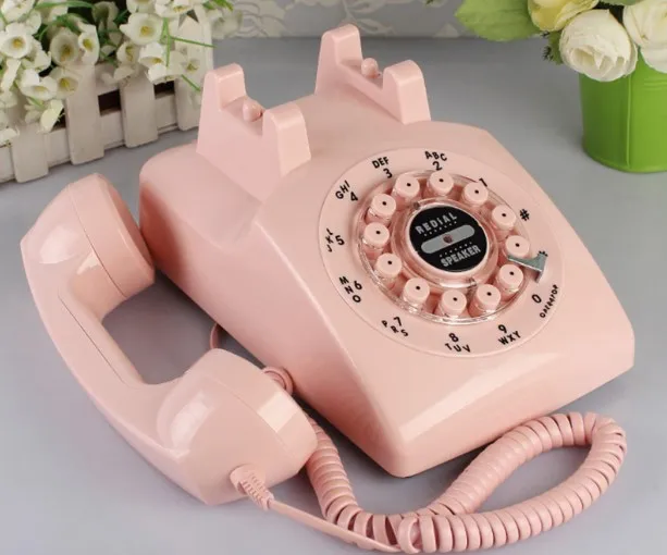 Старинный телефон модный винтажный деревенский домашний без использования рук| |