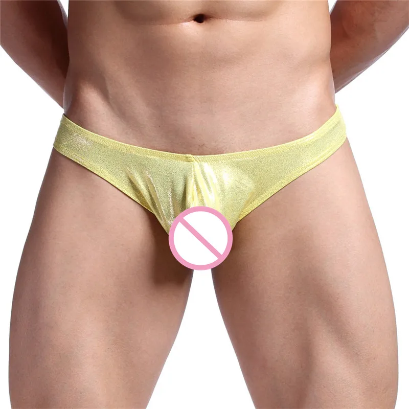 Сексуальные мужские нейлоновые трусики Танга нижнее белье для мужчин с низкой