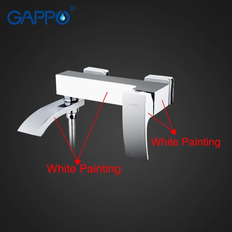 gappo bath rain shower faucet bathtub faucet tap wall bathroom shower tap bath sink faucet water mixer sink tap shower system free global shipping